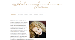 Desktop Screenshot of helenajuntunen.com